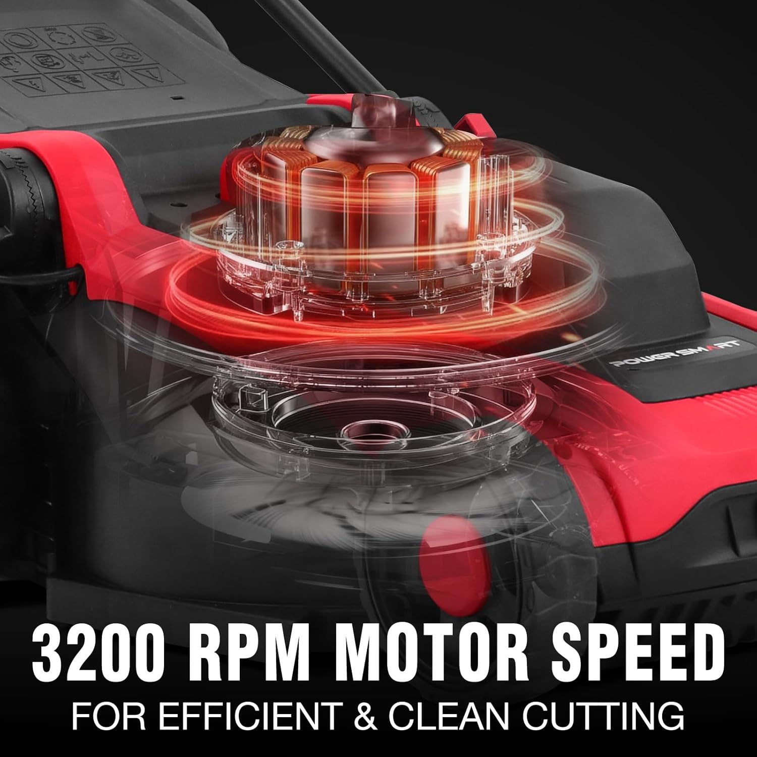 3200 RPM MOTOR SPEED FOR EFFICIENT & CLEAN CUTTING