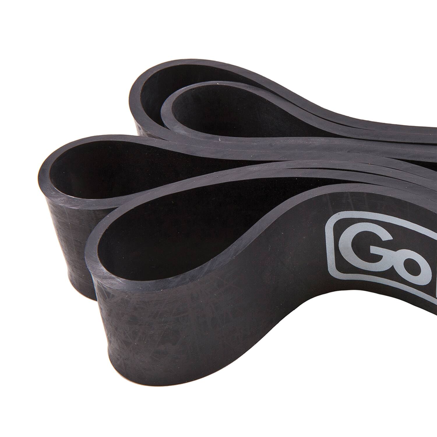 Left. GoFit - Super Band resistance exercise band - Black.