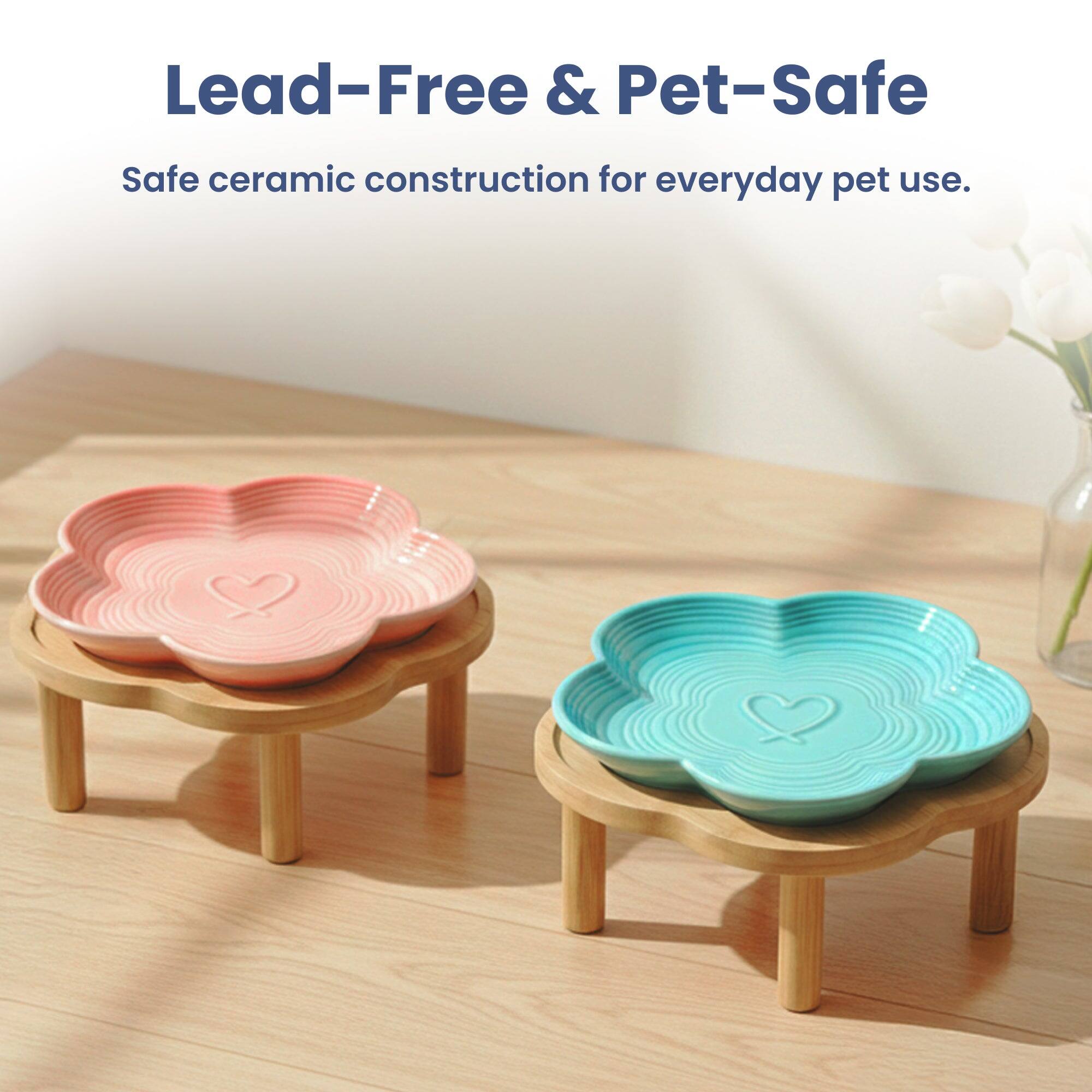 Lead-Free & Pet-Safe  
Safe ceramic construction for everyday pet use.