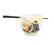 Front. Surreal Entertainment - Demon Slayer Cast Japanese Dinnerware Set | 18-Ounce Ramen Bowl with Chopsticks - Yellow.