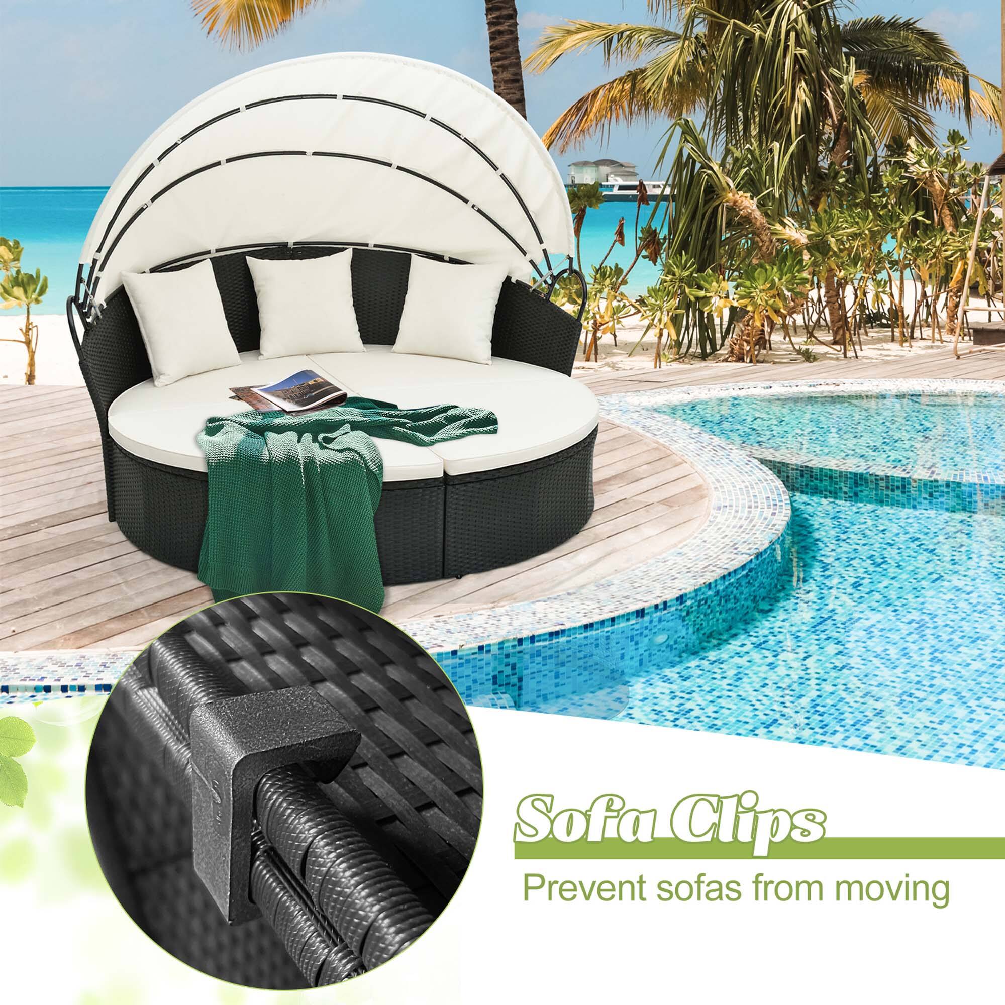 Sofa Clips are designed to prevent sofas from moving.