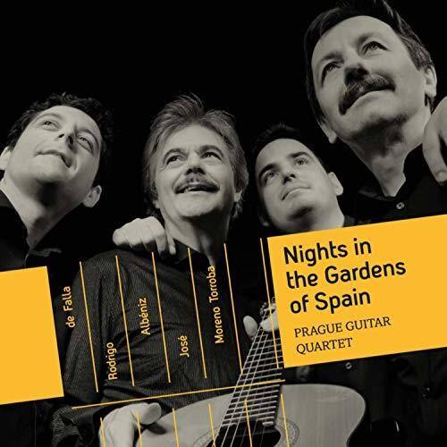 Falla de Rodrigo Albeniz Jos Torroba Moreno  
Nights in the Gardens of Spain  
PRAGUE GUITAR QUARTET