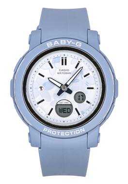 Casio - Baby-G Analog Digital Plastic Strap Dial Quartz BGA-290FL-2A 100M Women's Watch - Multicolor