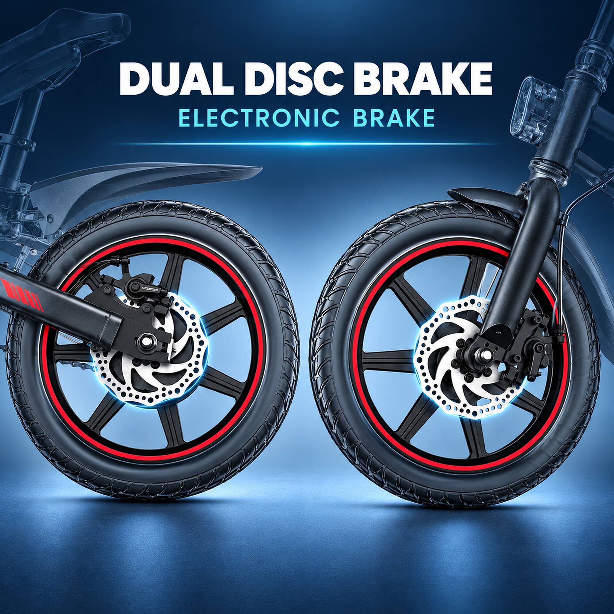 DUAL DISC BRAKE  
ELECTRONIC BRAKE