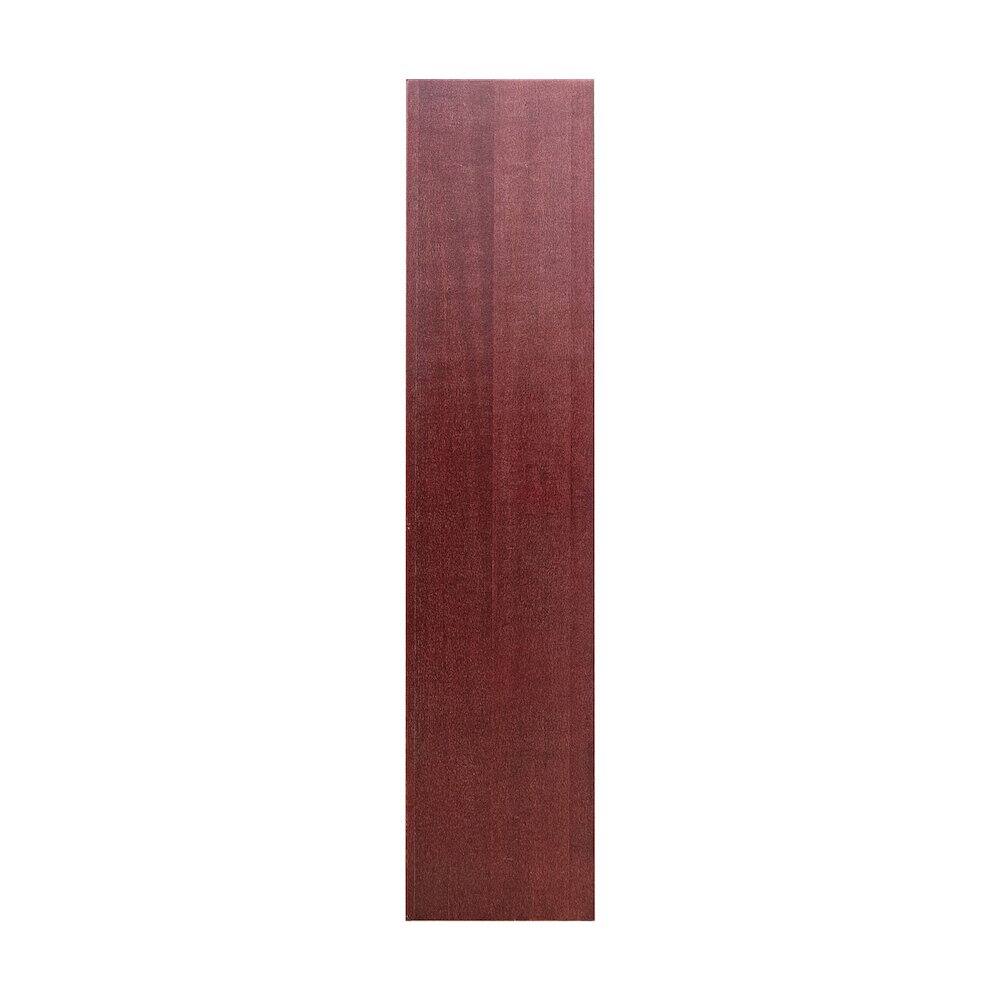 Back. Concepts in Wood - Double Wide Bookcase 8 Shelves Cherry Finish - Red.