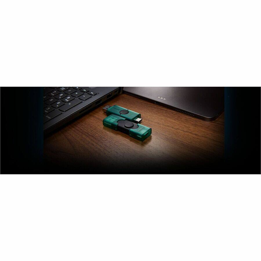 Alt View 1. Kingston - Kingston DataTraveler Duo 256GB (USB 3.2 (Gen 1) Type A + USB 3.2 (Gen 1) Type C) On-The-Go Flash Drive - 256 GB - USB - Unknown.