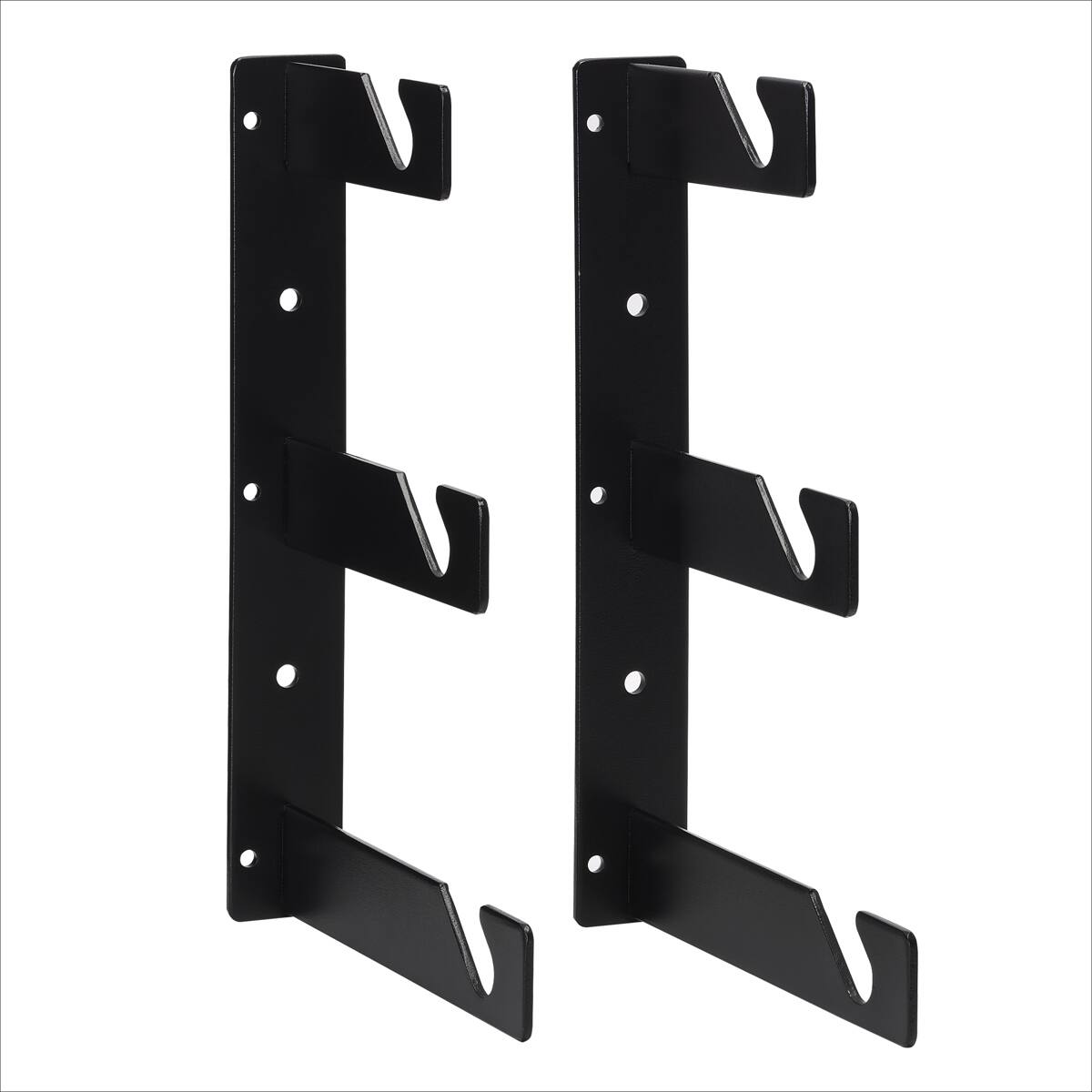 Alt View 3. Flashpoint - Flashpoint Background Holder Triple Hooks, Pair, Black, Bundle with 2x Super Clamp and Bumpers.