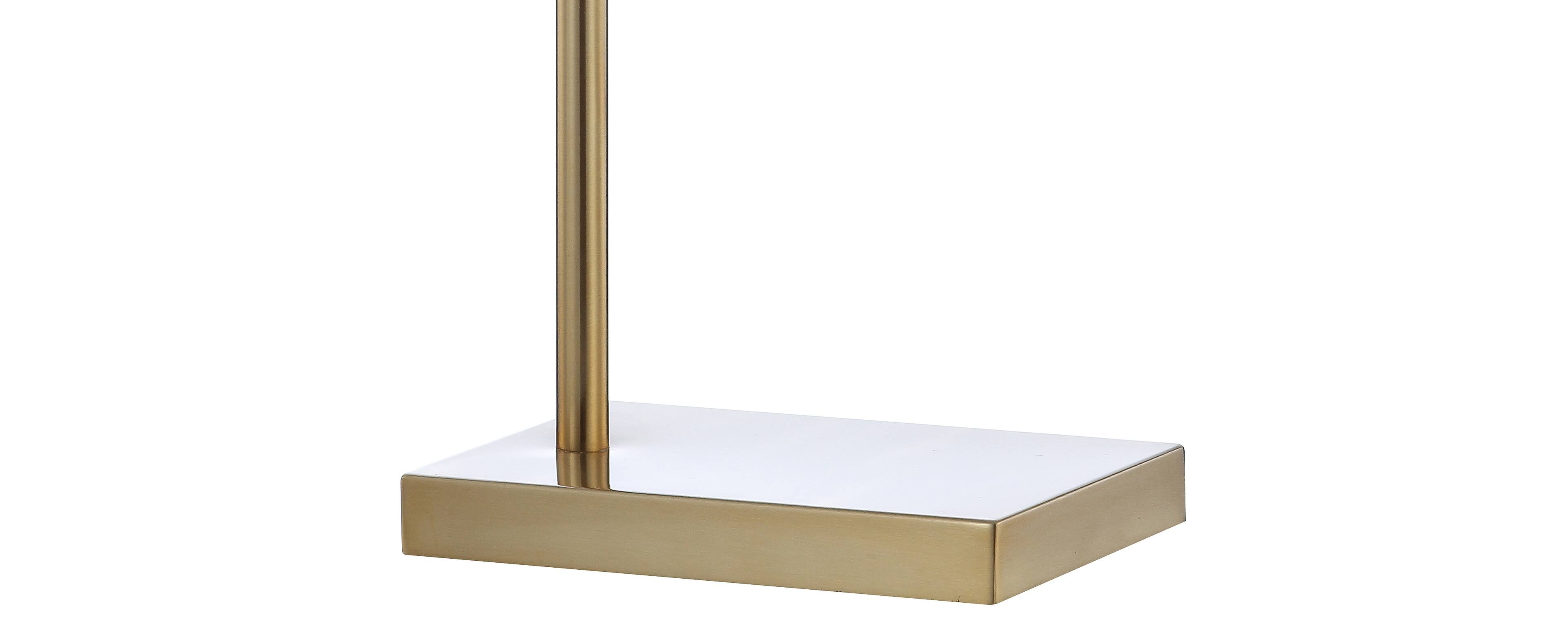 Alt View 7. Jonathan Y - Marcel 21" Iron/Glass Art Deco Mid-Century Globe LED Table Lamp, Brass Gold - Brass Gold.