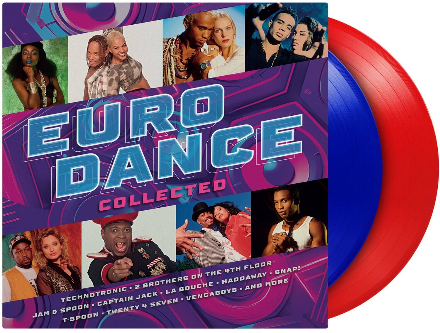 Various Artists - Eurodance Collected / Various - Limited 180-Gram Translucent Blue & Translucent - VINYL LP