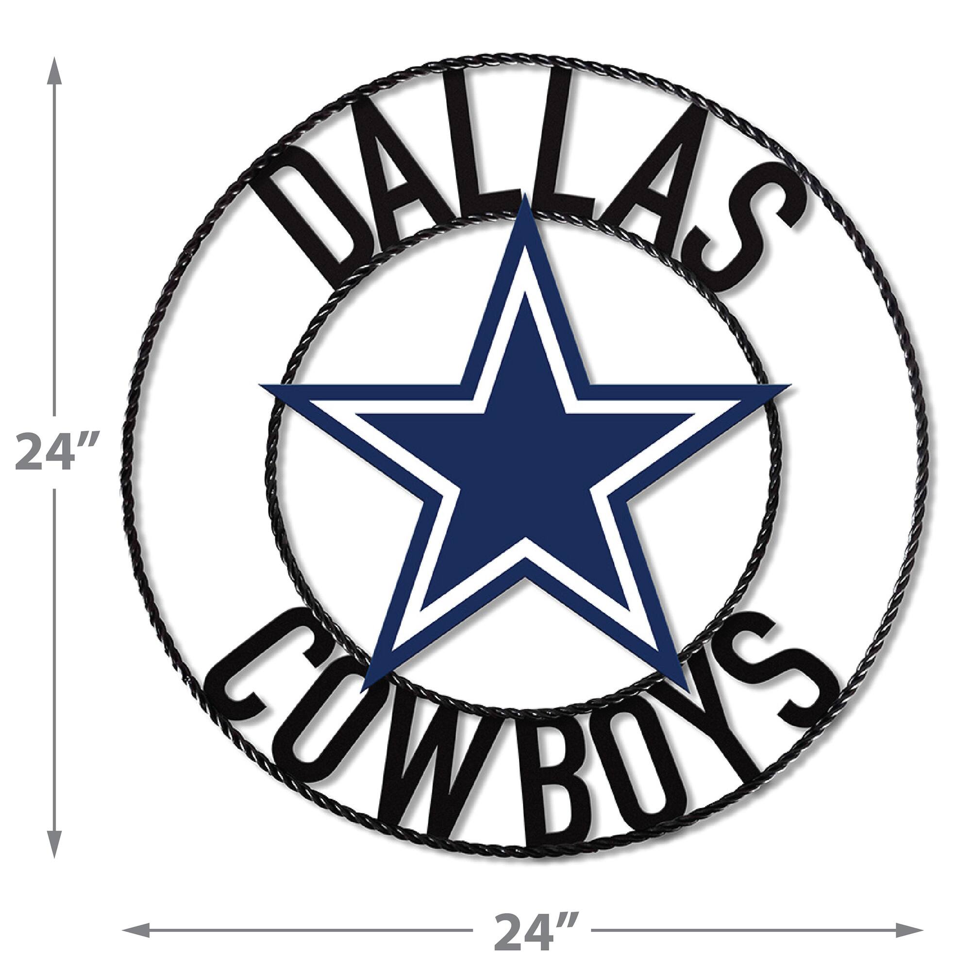 DALLAS COWBOYS  
24"  
24"