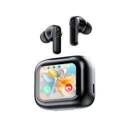 Cluzine - TWS Wireless Earbuds, Bluetooth 5.3, Noise Cancelling, with Charging Case Compatible for Smartphones - White