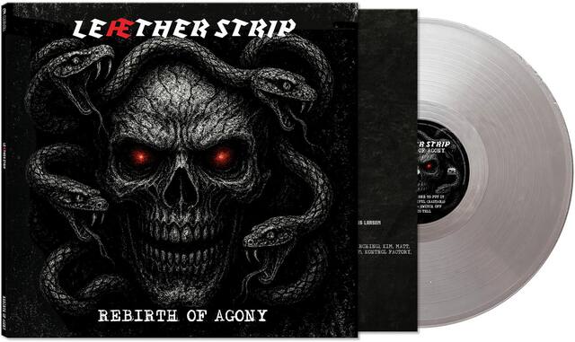 **Front Cover:**
- LEATHER STRIP
- REBIRTH OF AGONY
**Back Cover:**
- LEATHER STRIP
- REBIRTH OF AGONY
- BE TO PUT 12 IYUL CBASTARD SMITCH OFF NO TELL
- JS LARSEN
- RCHING, KIM, MATT.
- KONTROL FACTORY.
**Vinyl Label:**
- LEATHER STRIP
- OF AGONY
- BE TO PUT 12 IYUL CBASTARD SMITCH OFF NO TELL
- JS LARSEN
- RCHING, KIM, MATT.
- KONTROL FACTORY.