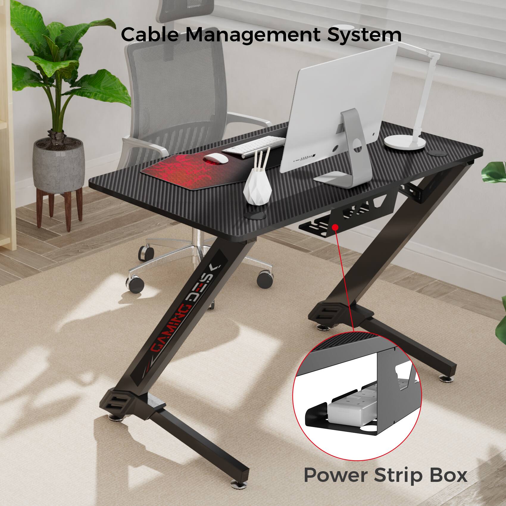 Cable Management System  
Power Strip Box