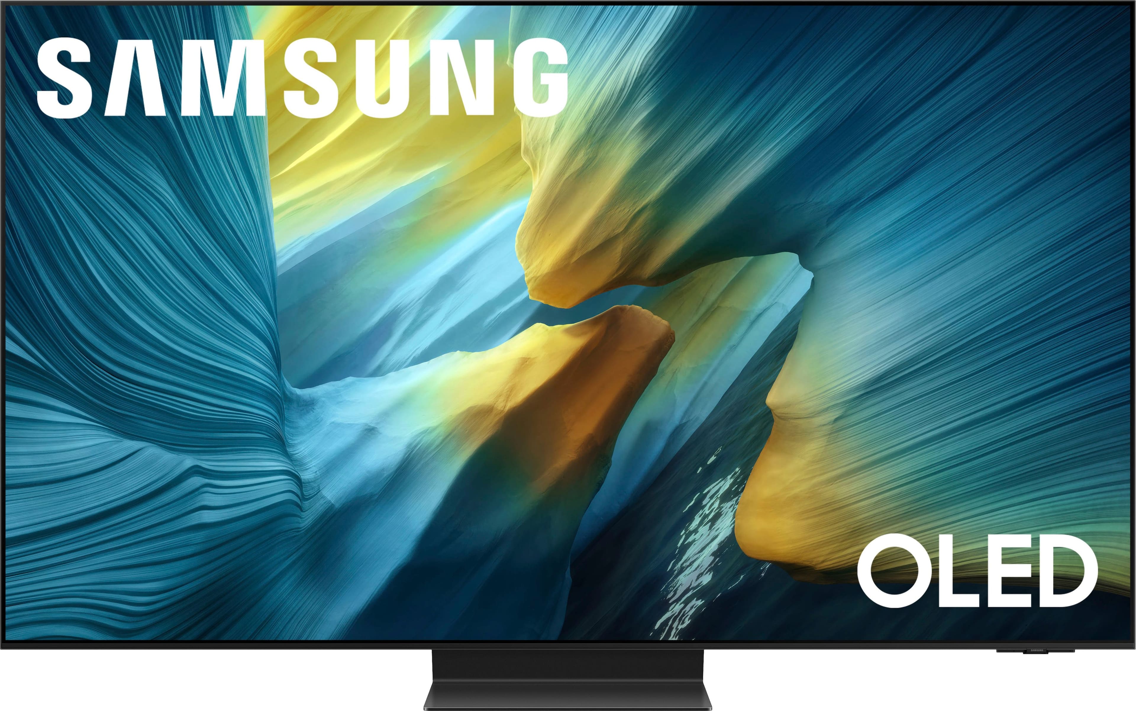 Samsung - 77” Class S95F Series OLED 4K UHD SamsungVision AI Smart Tizen TV (2025) - Front_Zoom