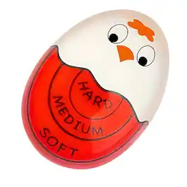 Kitcheniva - Egg Timer for Boiling Eggs - Color Changing Egg Doneness Indicator for Perfect Soft, Medium & Hard Boiled Eggs