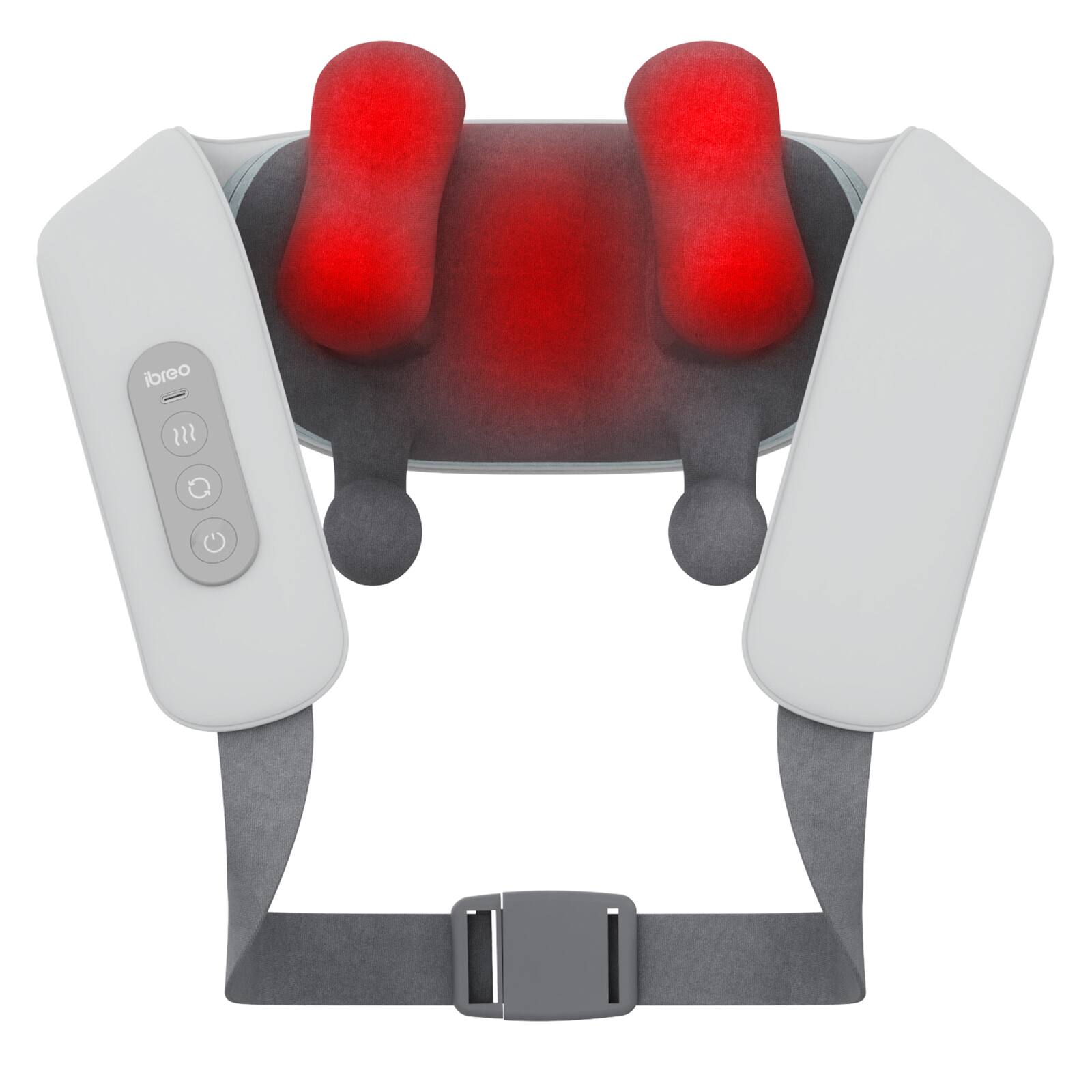 Alt View 1. iBreo - Neck and Shoulder Massager N5 mini S3 - Light Gray.