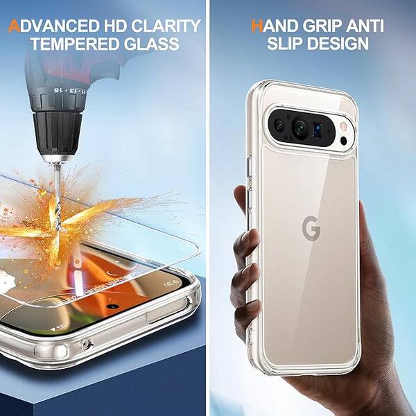 ADVANCED HD CLARITY TEMPERED GLASS, HAND GRIP ANTI SLIP DESIGN, 15 11-13, G 08 5