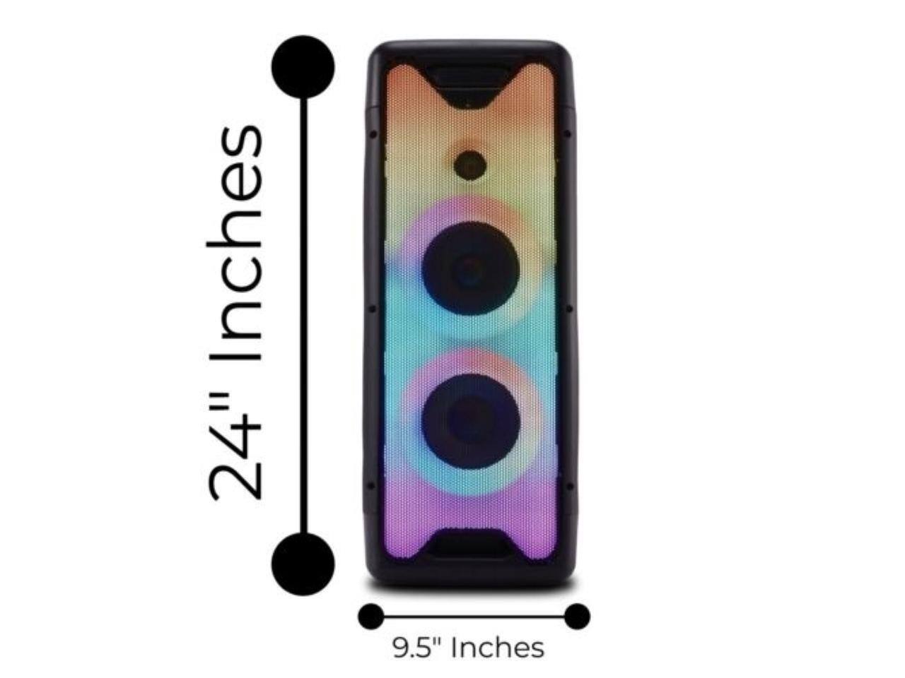 24" Inches  
9.5" Inches