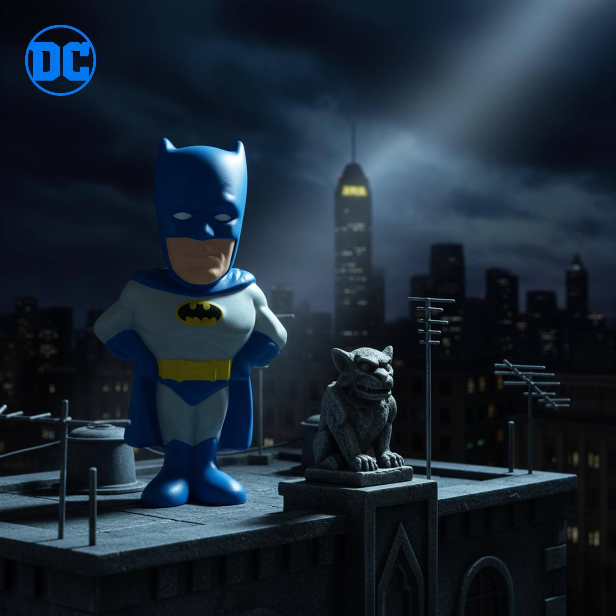 Alt View 3. SD Toys - DC Comics Batman 6-Inch Stress-Relief Figure - Blue.