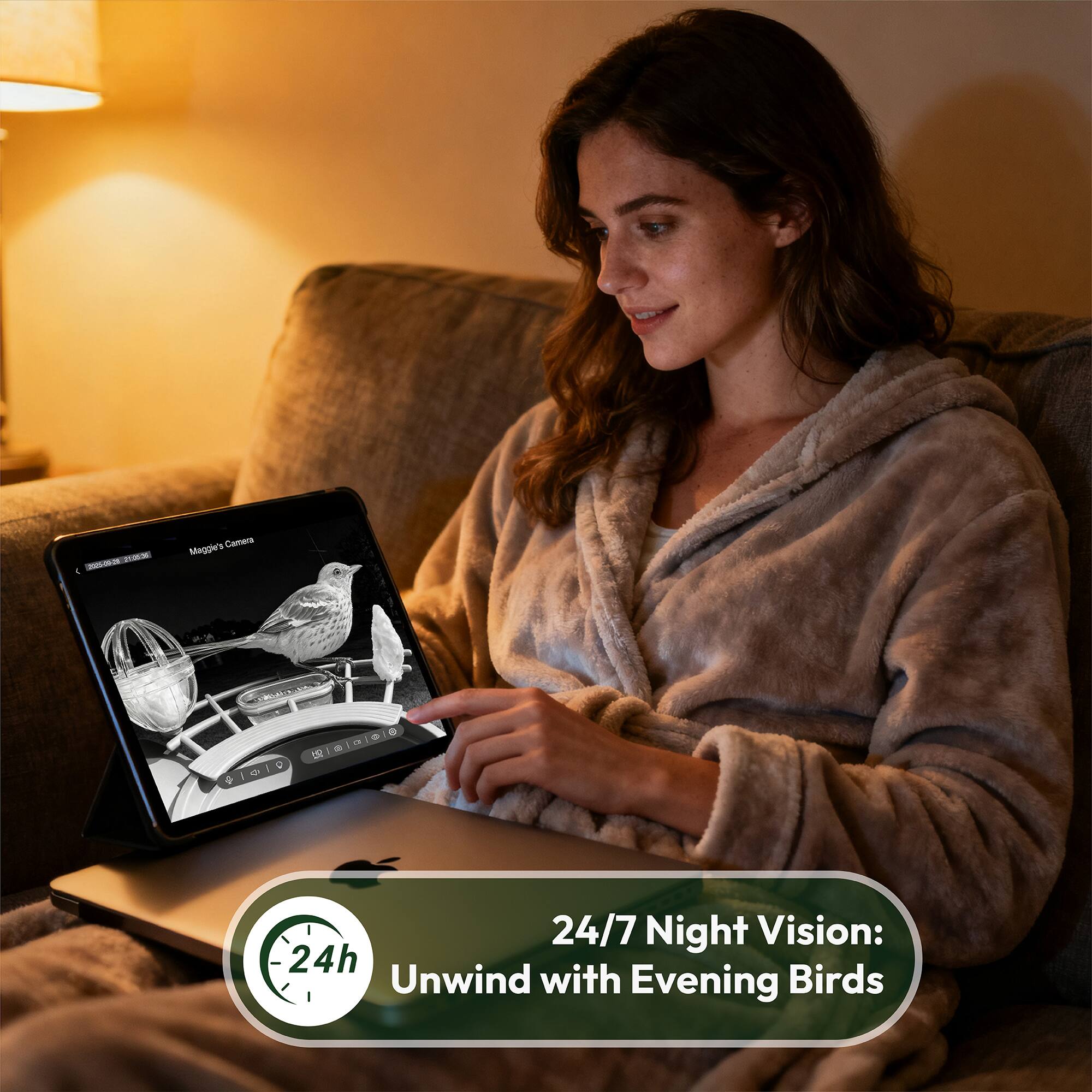 24/7 Night Vision: Unwind with Evening Birds

Maggie's Camera

24h