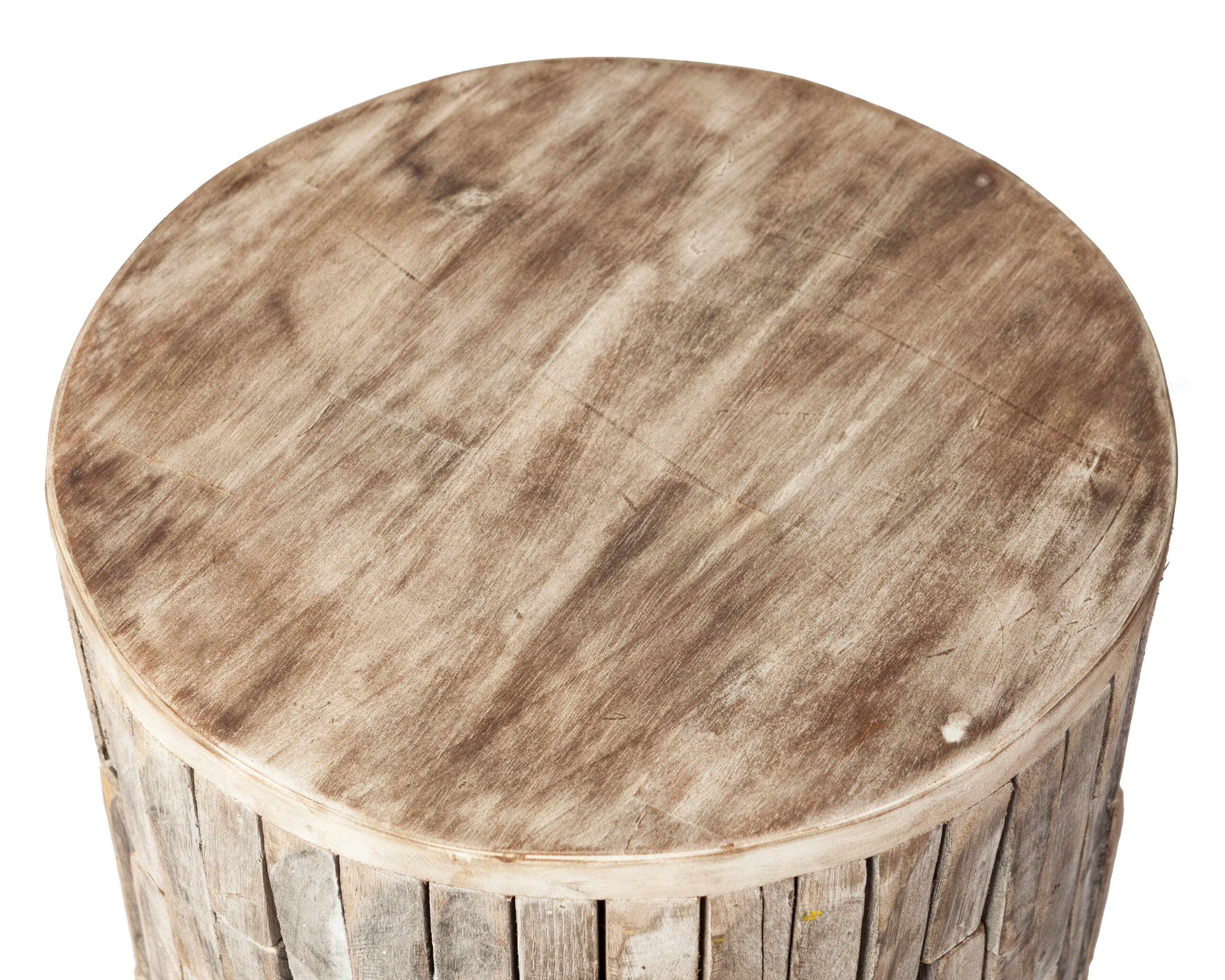 Left. Patio Sense - Elyse Round Garden Stool.