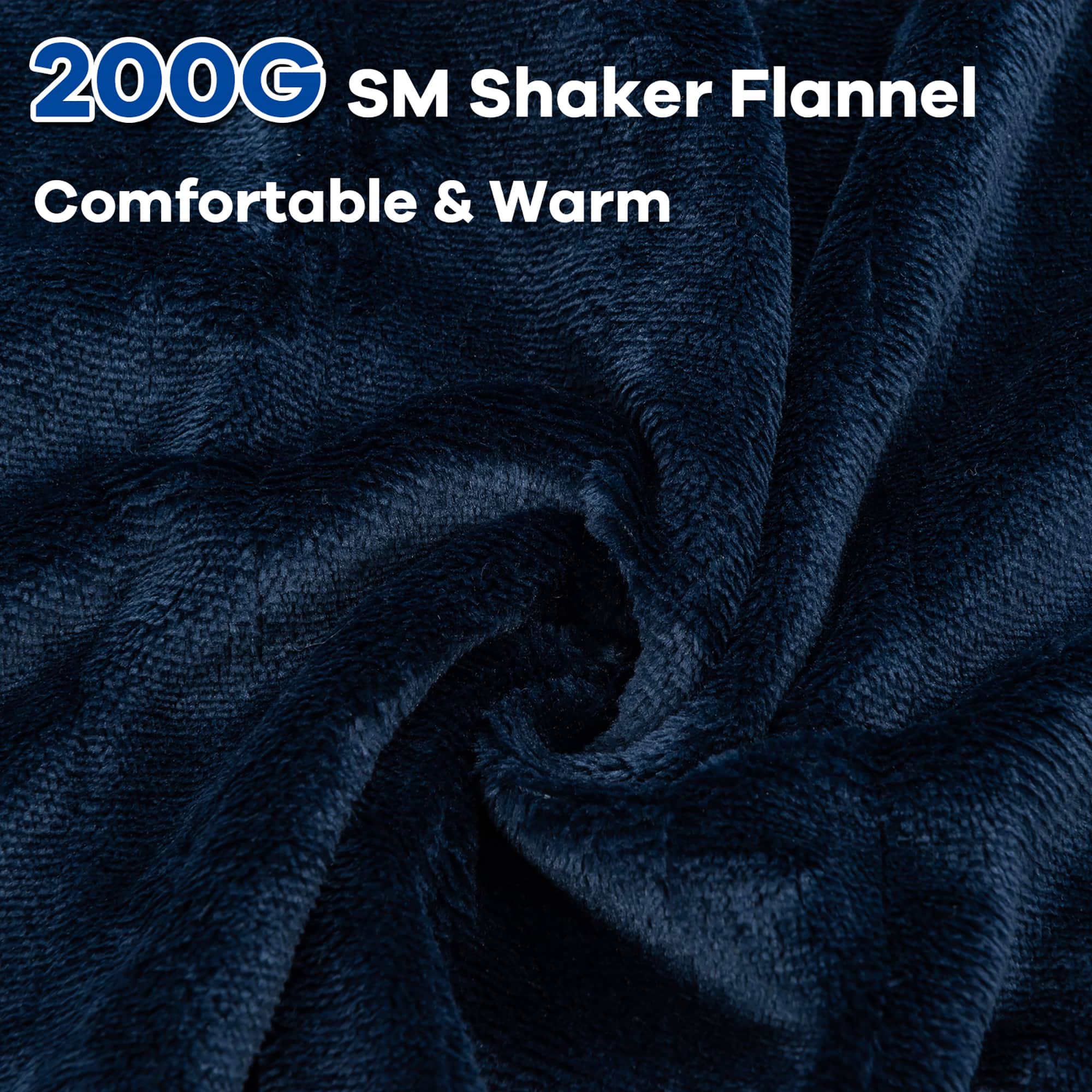200G SM Shaker Flannel Comfortable & Warm