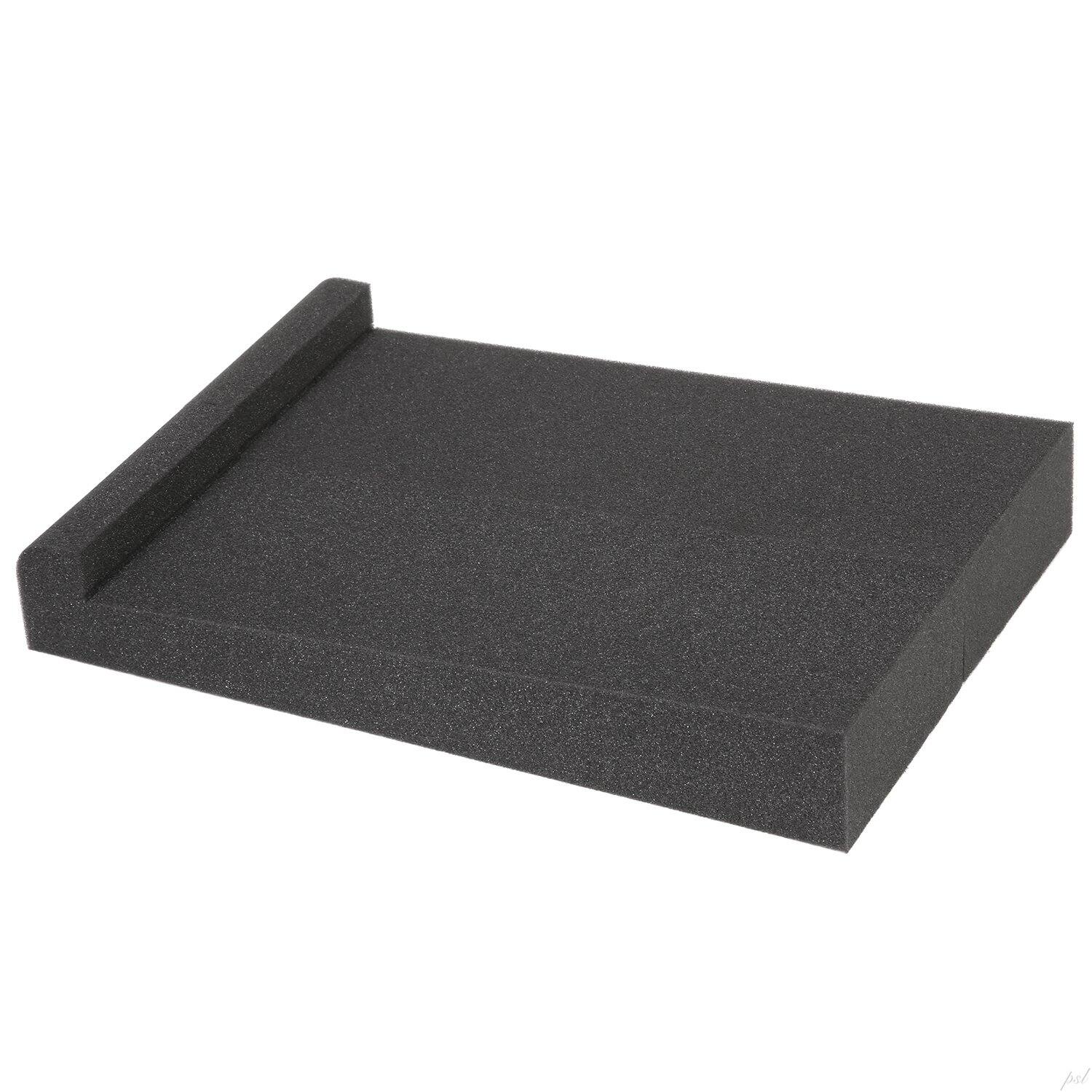 Alt View 5. Lyxpro - MNS-4 Acoustic Foam Isolation Pads, Studio Monitor & Speaker Isolation Pads - Black.