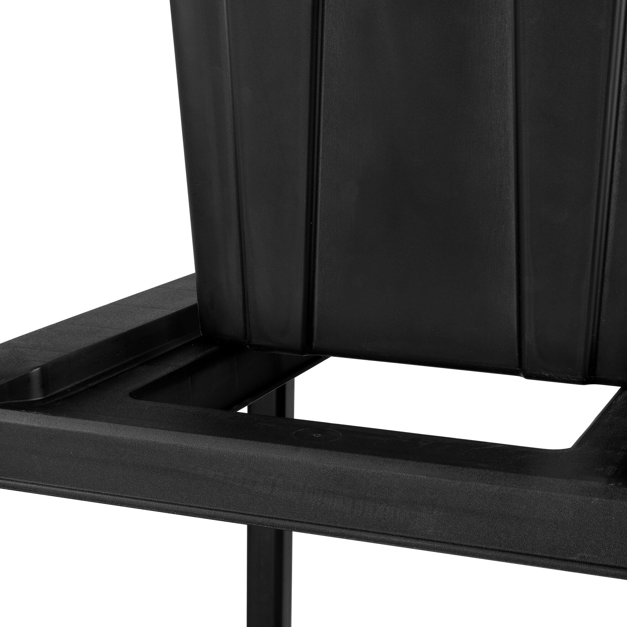 Alt View 7. Sterilite - Sterilite 4 Tier Tote Rack Organizer with 4 Pack 27 Gal Industrial Storage Totes - 27 Gallon - Black/Yellow + Tote Rack.