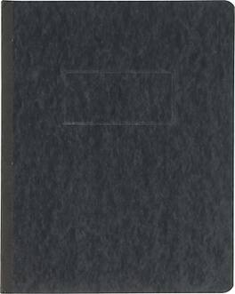 Oxford - PressGuard Embossed Report Cover with Fastener, Letter Size - Black