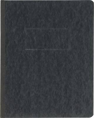 Front. Oxford - PressGuard Embossed Report Cover with Fastener, Letter Size - Black.