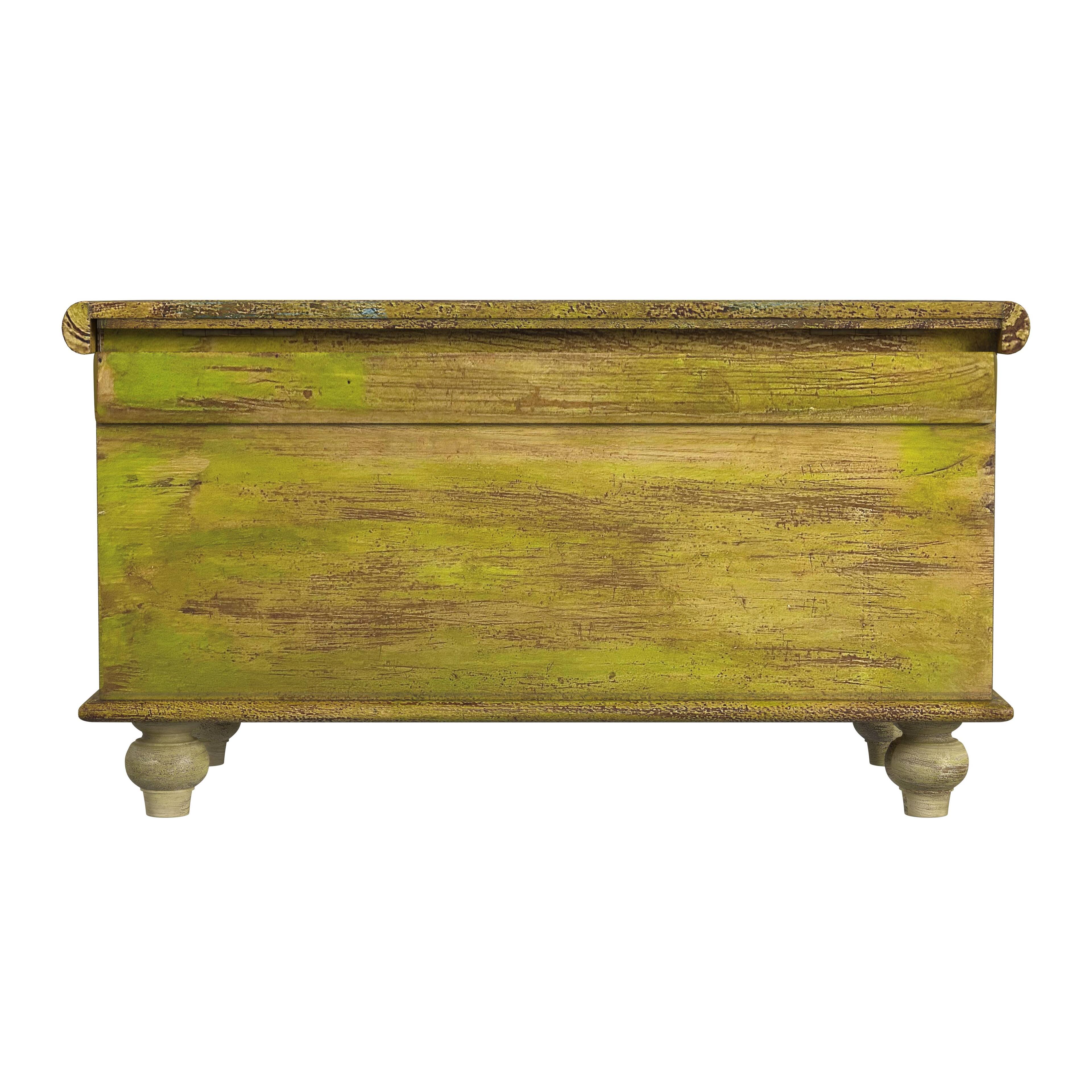 Alt View 3. Butler Specialty - Mesa 33 in. W Rectangular Carved Wood Trunk Coffee Table with Storage - Assorted.