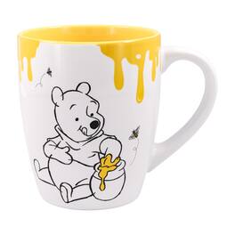 Silver Buffalo - Disney Winnie The Pooh "Sweet As Can Bee" Ceramic Mug | Holds 25 Ounces - Multi-Colored