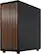 Alt View 16. Fractal Design - North Charcoal Black with Walnut Front and Mesh Side Panel Mid-Tower PC Case - Black.