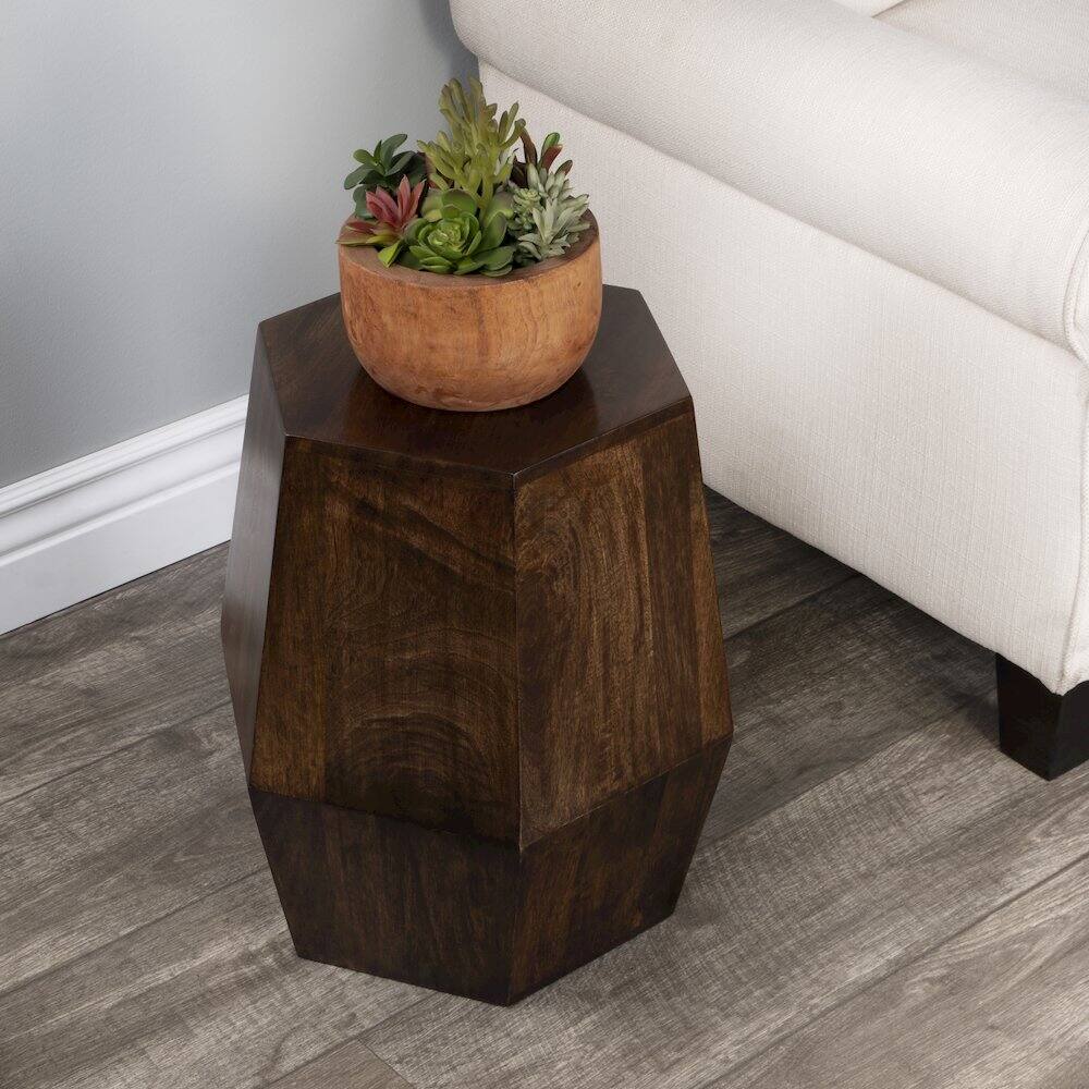 Alt View 4. Butler Specialty - Gulchatai Wood Finish Side Table - Dark Brown.