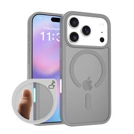 UUCOVER - Magnetic Case for Apple iPhone 17 Pro Max with Camera Button, MagSafe Compatible Translucent Matte Shockproof Slim Cover - Gray