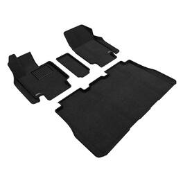 Amber Sporting Goods - 3D MAXpider Elegant Floor Mat (Black) Compatible with Tesla Cybertruck 2024-2026 Elegant Black R1 R2