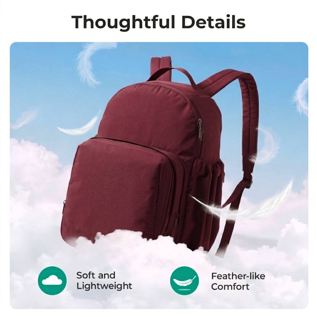 Thoughtful Details

Soft and Lightweight

Feather-like Comfort