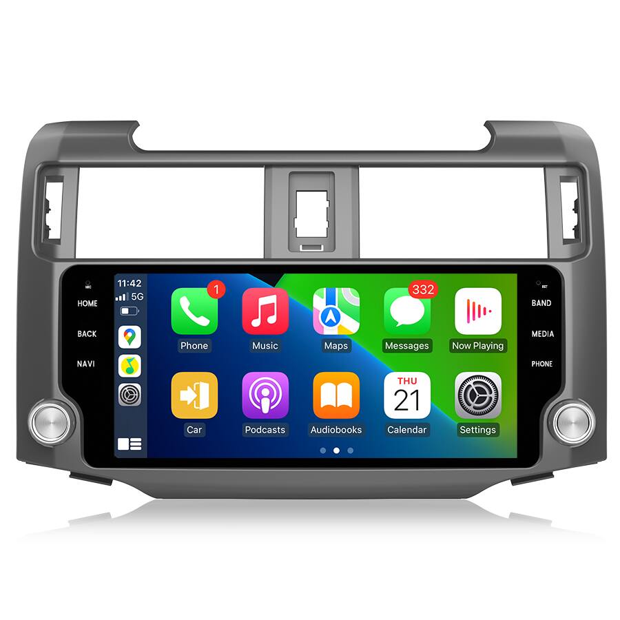 HOME BACK 11:42 5G 1 Phone Music A Maps 332 Messages Now Playing - BAND MEDIA NAVI Car THU 21 Podcasts Audiobooks Calendar Settings PHONE