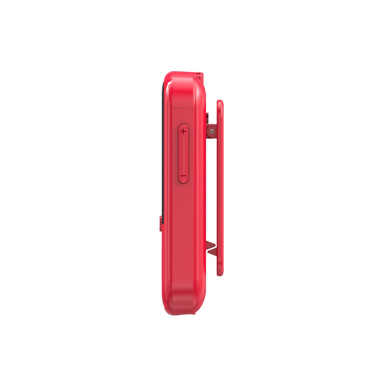 Back. GreenTouch - Greentouch Kosher Klip Mini 128GB MP3 Player (Red, No SD Slot) - VAAD Hakehilos.