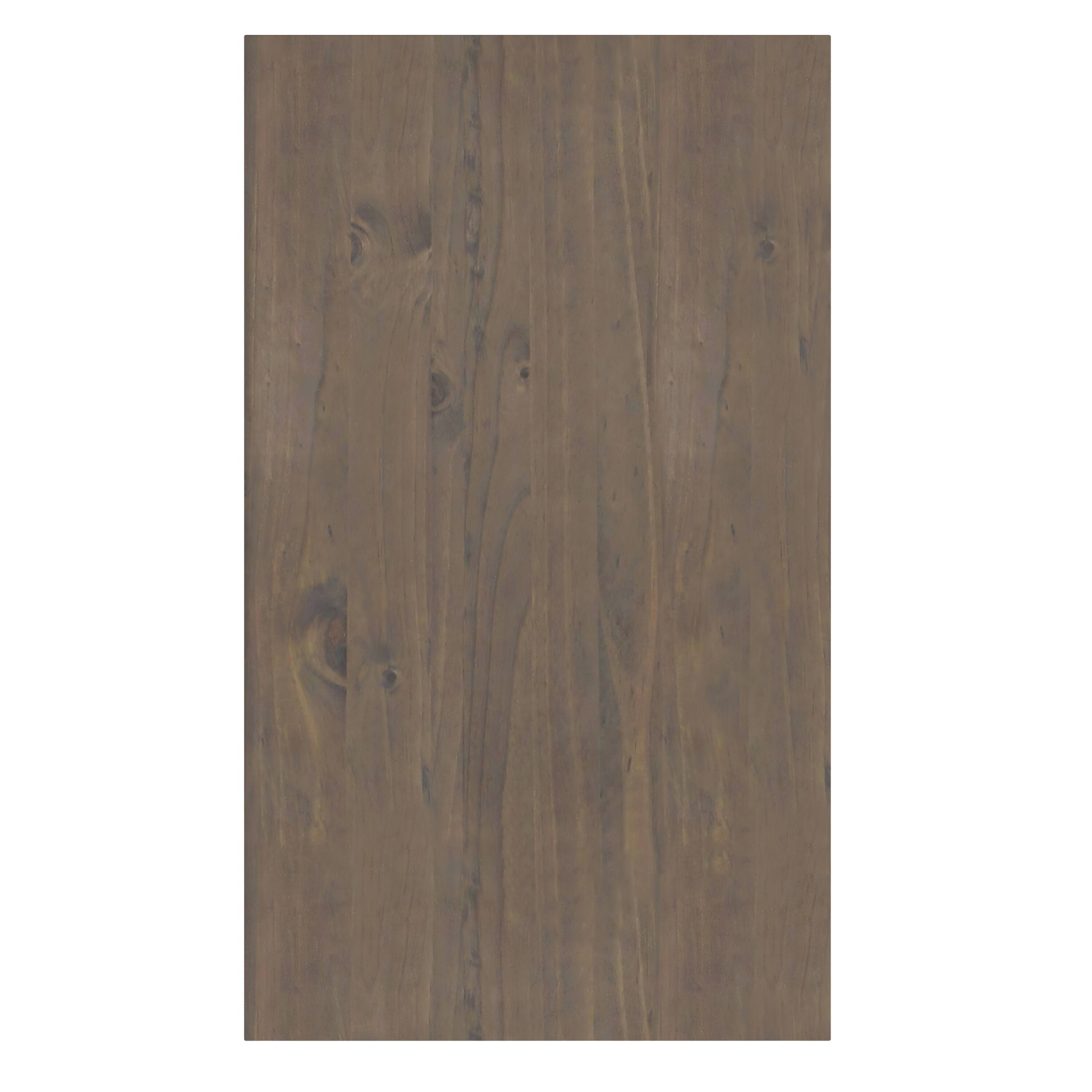Alt View 1. Simpli Home - Ela SOLID WOOD 14 inch Wide Rectangle Transitional Narrow End Table in Smoky Brown - Smoky Brown.