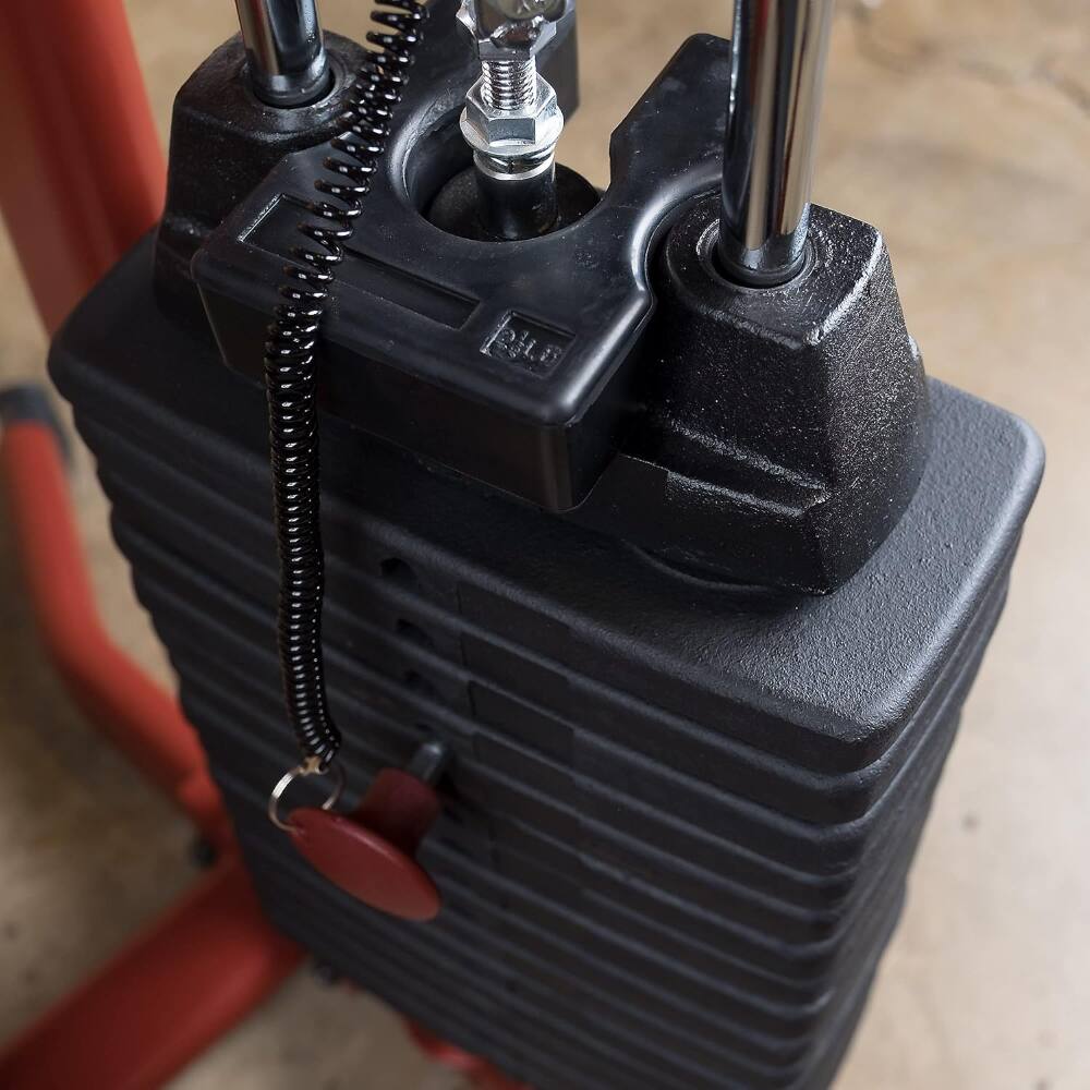 Alt View 1. Power Systems - Machine Add-On Weight – 5 lb Rubber-Coated U-Shaped Plate for Selectorized Machines - Black.