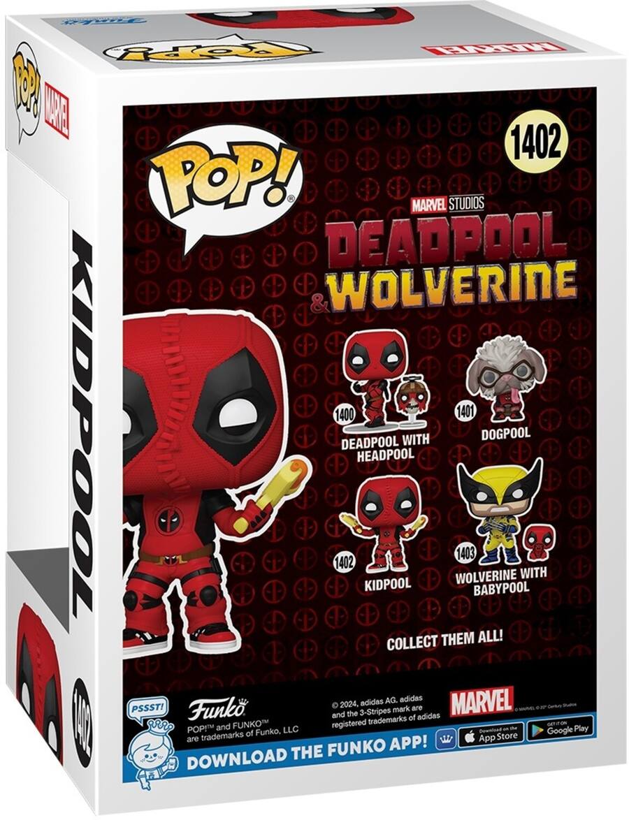 Deadpool Popsocket Funko POP! Marvel: Deadpool 3 Kidpool COLLECTIBLES Multicolor ...