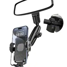 Rearview Mirror Phone Holder for Car