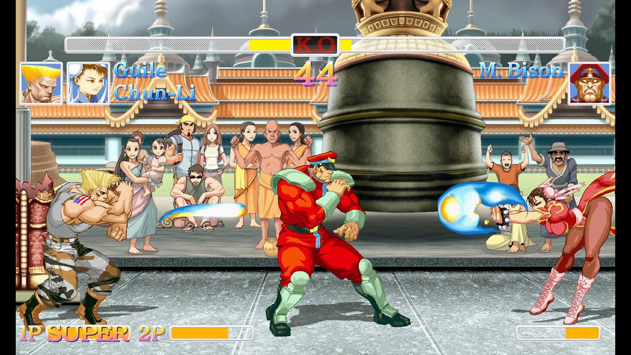 Guile Chun-Li K.O 44 M. Bison IP SUPER 2P