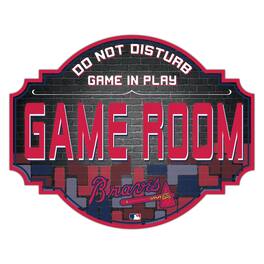 Fan Creations - Atlanta Braves 12'' Game Room Tavern Sign - Multicolor