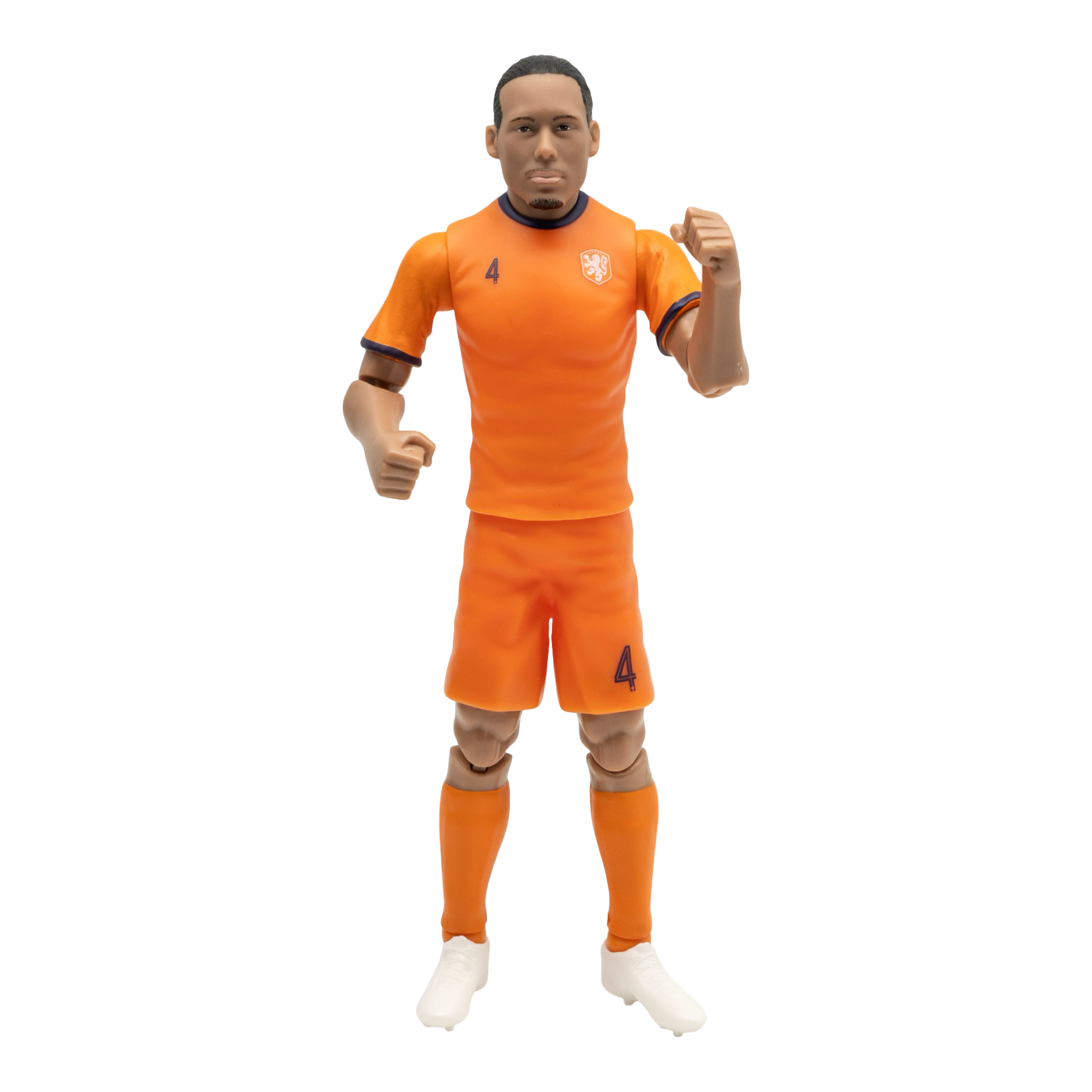 Alt View 3. Banbo Toys - Banbo Toys SOCKERS Netherlands National Virgil van Dijk 8" Collectible Soccer Action Figure.