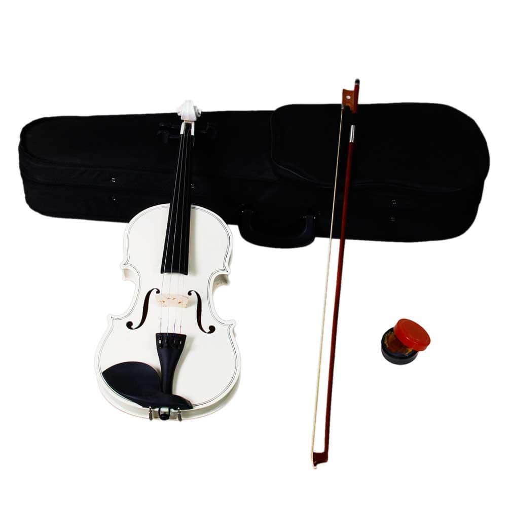 Winado - New 4/4 Full Size White Color Acoustic Violin Fiddle + Case + Bow + Rosin price history on PriceWatchPro