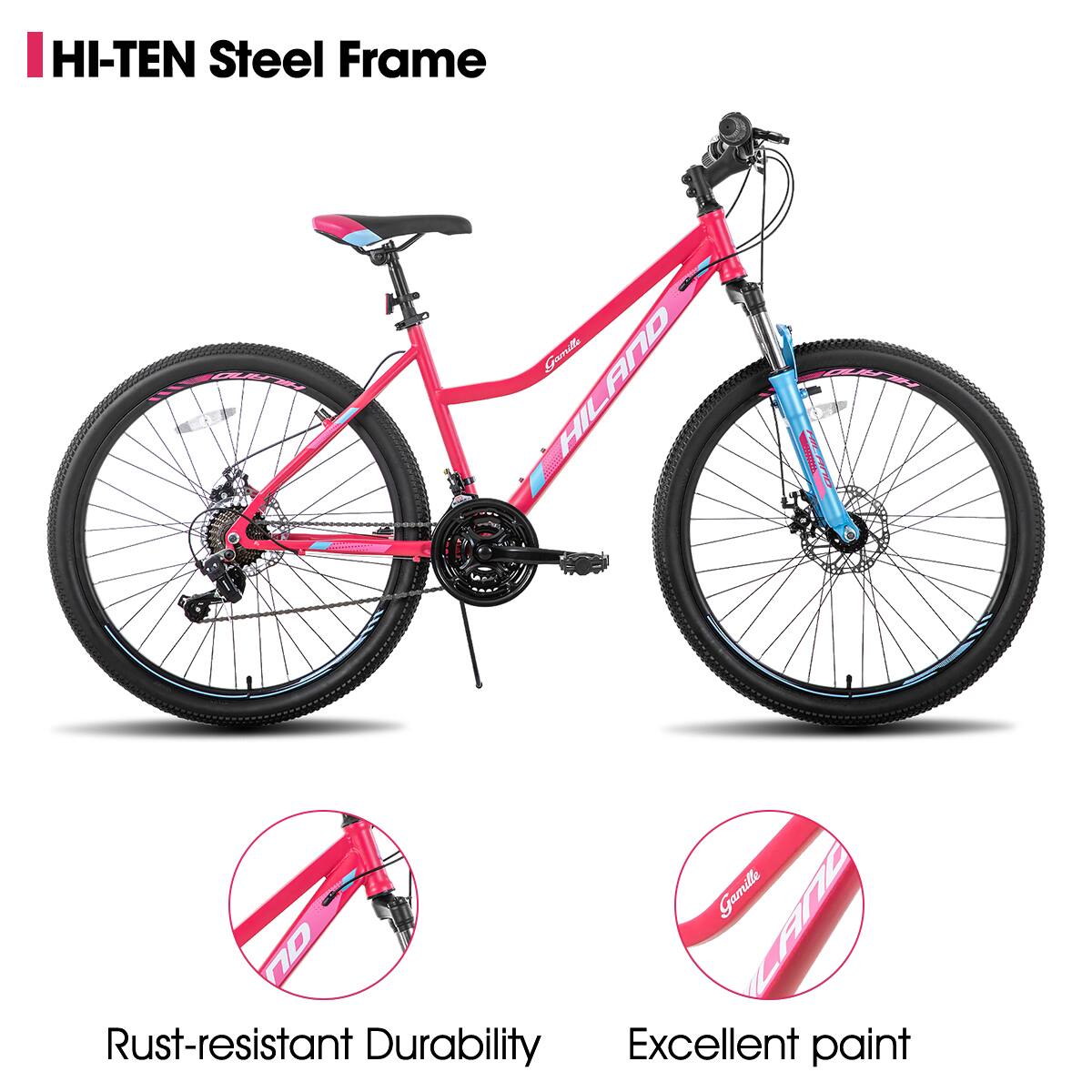 HI-TEN Steel Frame

Rust-resistant Durability

Excellent paint