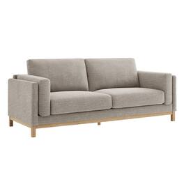 Roscoe 81 inch Fabric Sofa by Modway - Pewter