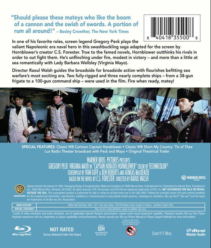 Back. Captain Horatio Hornblower   - BLU-RAY.